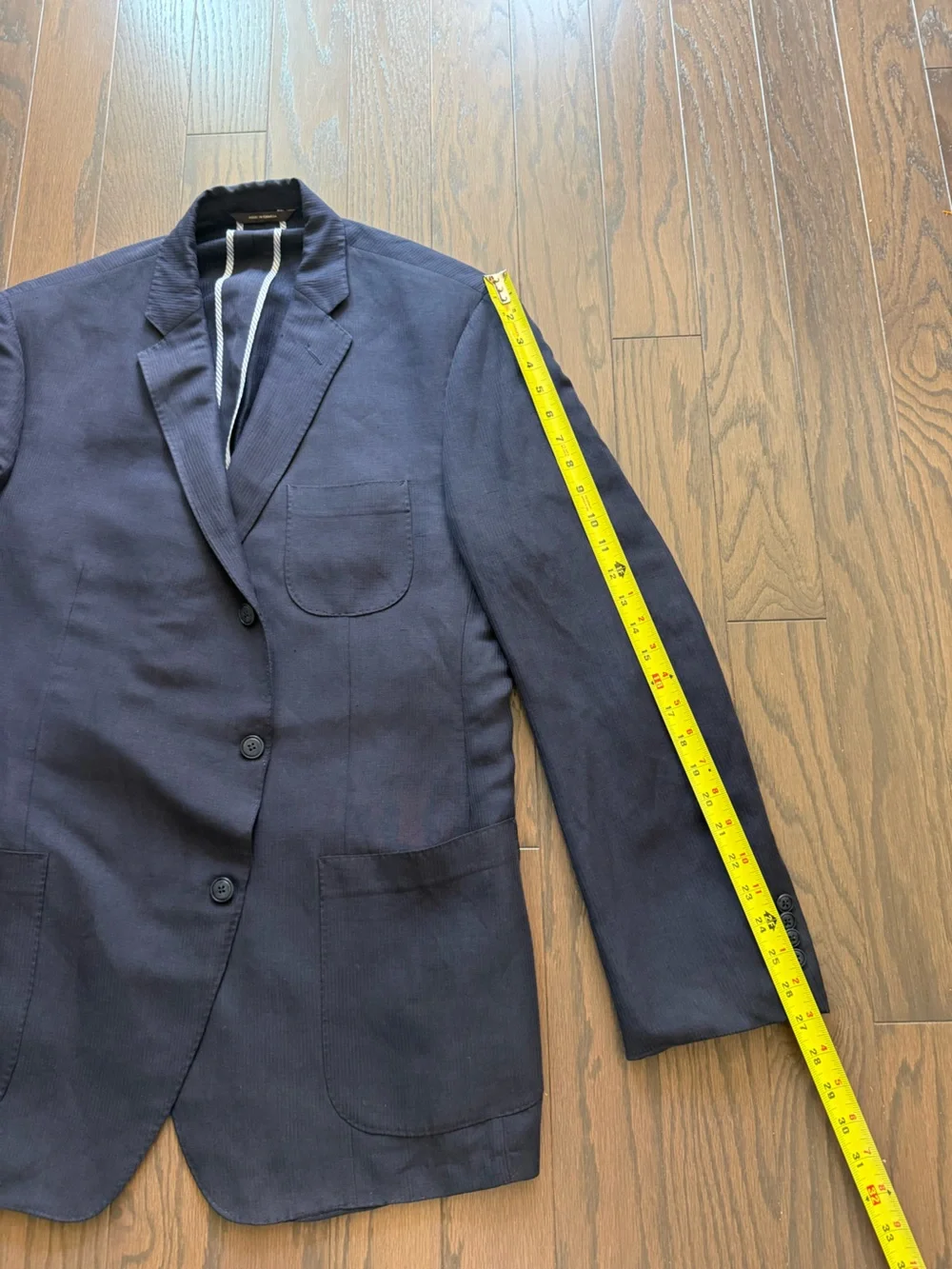 PAUL STUART Linen Silk Unlined 3-button Sport Coat Jacket Size 48 Tall/ Long